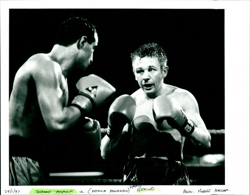 Johnny Armour Boxing - Vintage Photograph