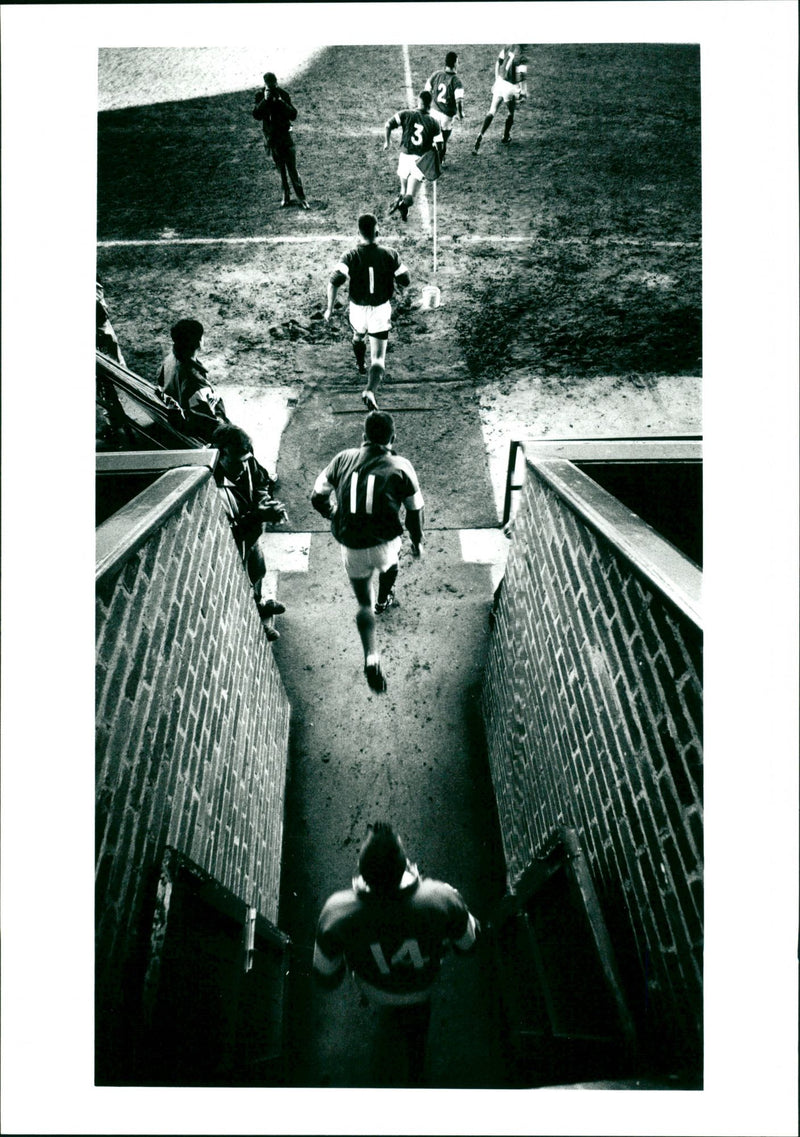 Rugby Players - Vintage Photograph