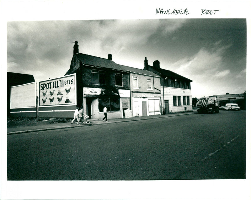 Newcastle Riot - Vintage Photograph