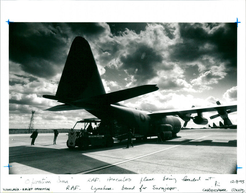Yugoslavia-Relief Operation - Vintage Photograph