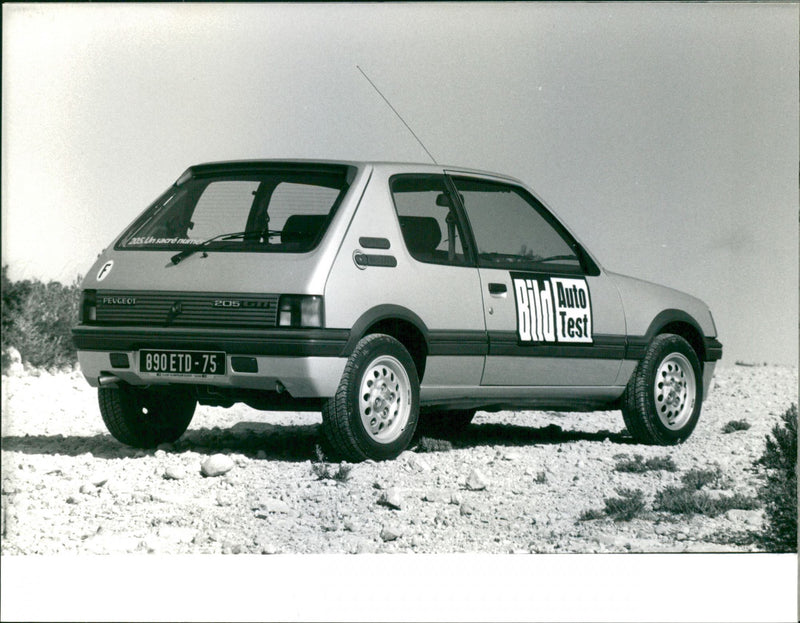 Peugeot 205 GTI - Vintage Photograph