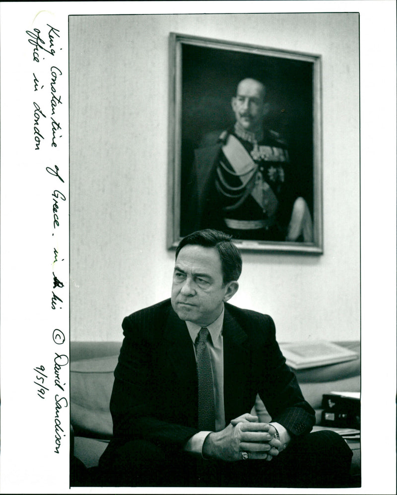 King Constantine of Greece - Vintage Photograph