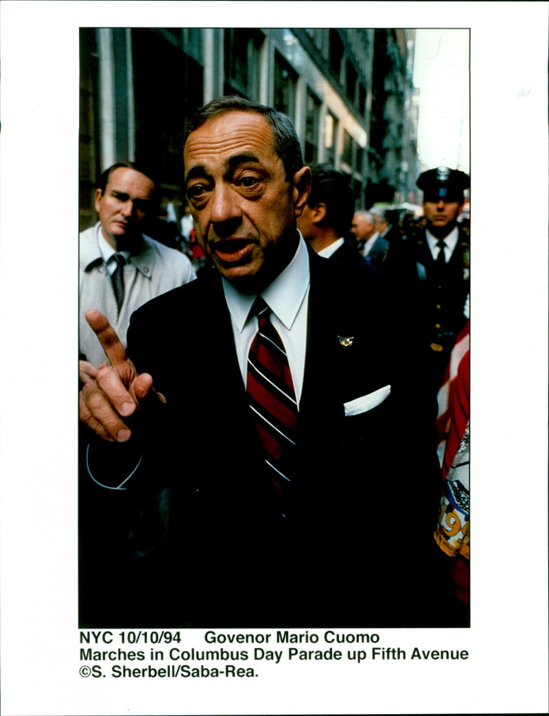 Mario Cuomo - Vintage Photograph