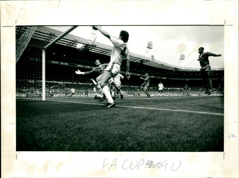 FA Cup Final 90 - Vintage Photograph