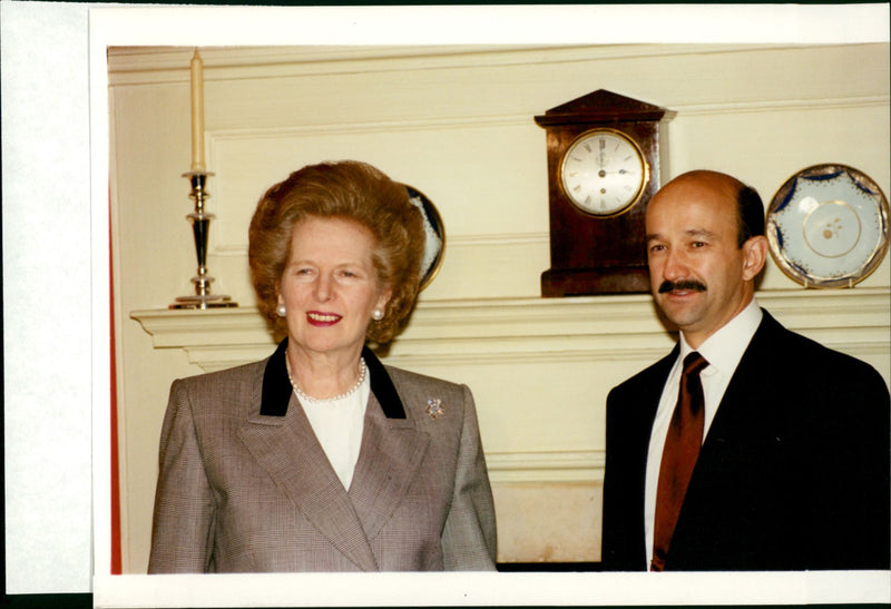 Margaret Thatcher and Carlos Salinas de Gortari - Vintage Photograph
