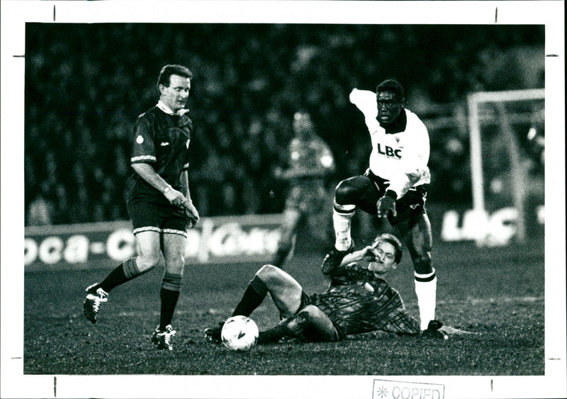 Football, Wednesday, 12th Jan 94 - Vintage Photograph