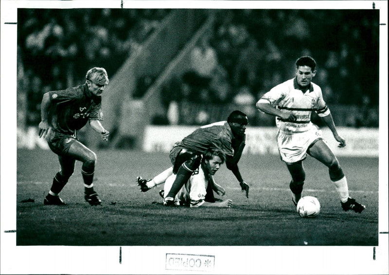 Football game, Wednesday, 3rd November - Vintage Photograph