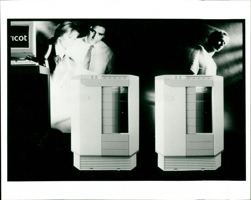 An old model of a machine - Vintage Photograph