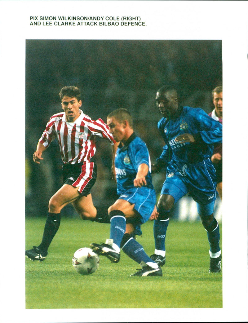 Andy Cole and Lee Clarke - Vintage Photograph