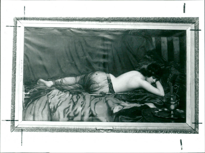 The Sleeping Model - Vintage Photograph