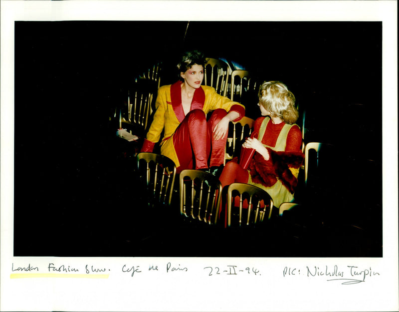 LONDON FASHION WEEK JAT - BY TURPIN NICHOLAS TURPIN - Vintage Photograph