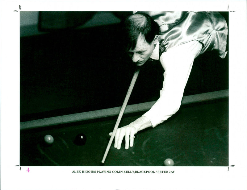 Alex Higgins - Vintage Photograph