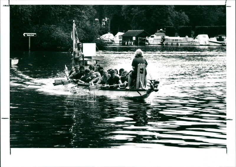 Dragon boat - Vintage Photograph