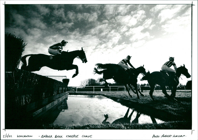 Badger Beer Steeple Chase - Vintage Photograph