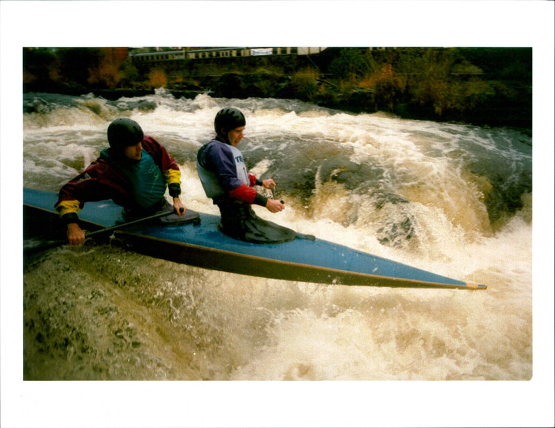 Kayaking sports - Vintage Photograph