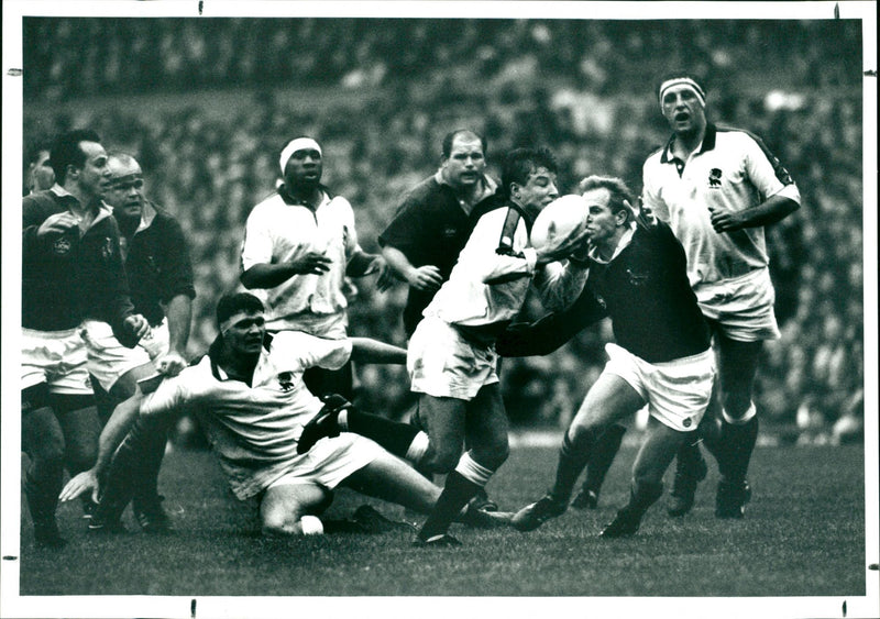 Football players - Vintage Photograph