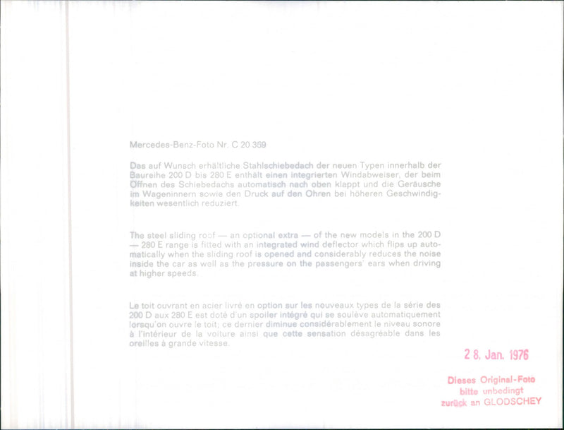 Mercedes-Benz - Vintage Photograph