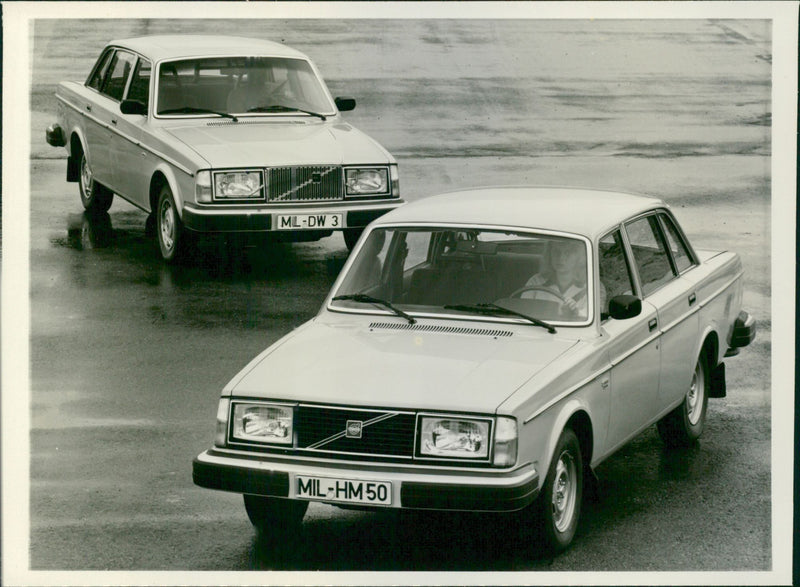 Volvo 244 and Volvo 264 - Vintage Photograph