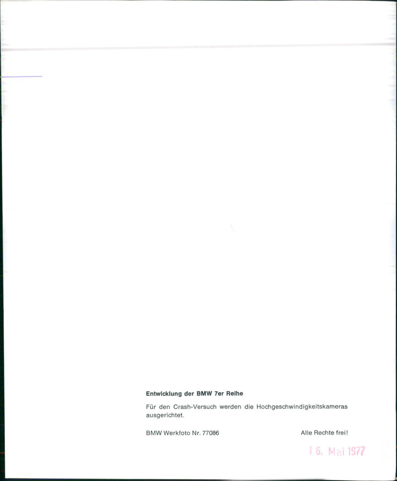 BMW 7-Series - Vintage Photograph