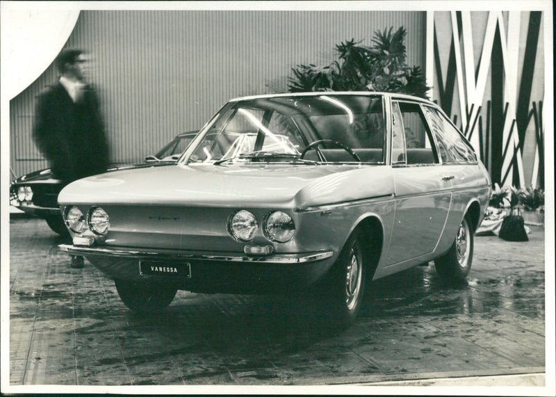 Fiat 850 Vanessa (Ghia) 1966 - Vintage Photograph