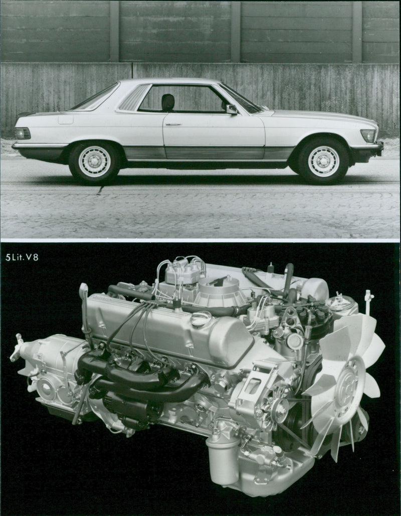 Mercedes Benz 500 SLC - Vintage Photograph