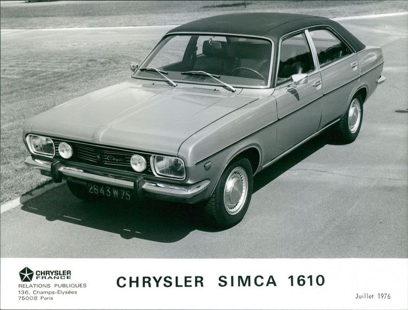 Chrysler Simca 1610 - Vintage Photograph