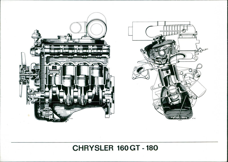 Chrysler 160 GT  - 180 - Vintage Photograph