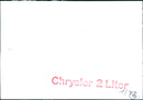 Chrysler 2 Liter - Vintage Photograph