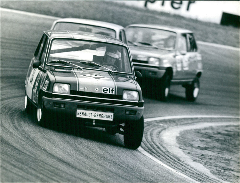 Renault 5 Trophy Race - Vintage Photograph