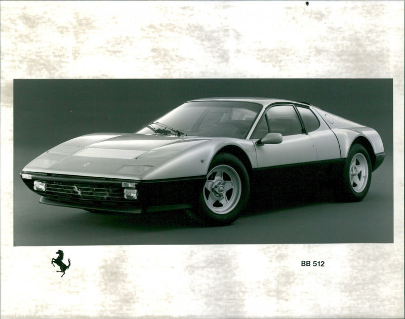 Ferrari BB 512 - Vintage Photograph