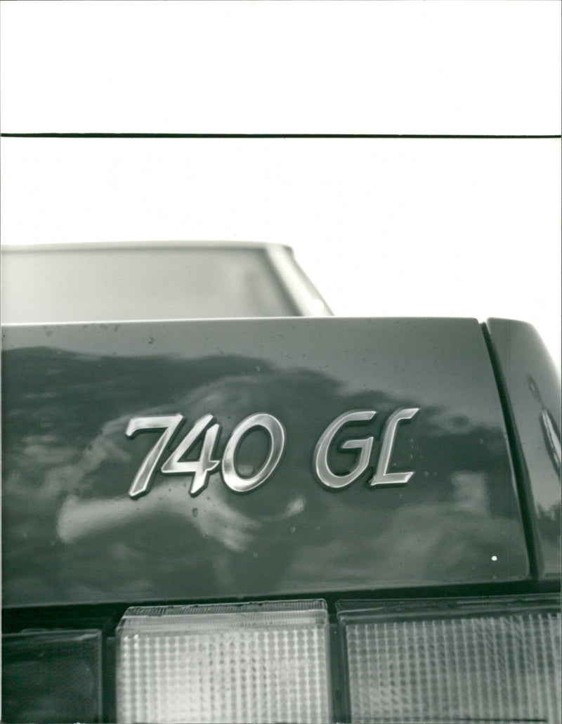 Volvo 740 GL - Vintage Photograph