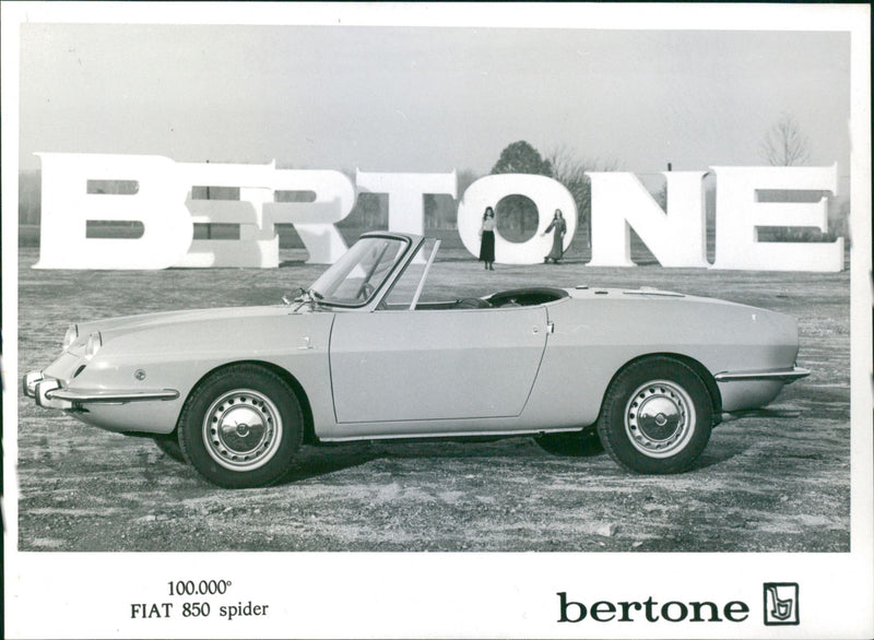 Fiat 850 Spider - Vintage Photograph