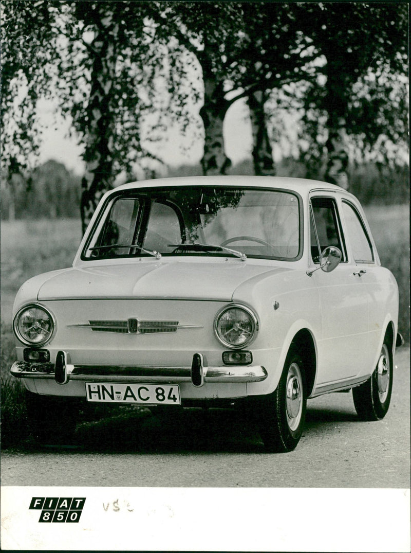 Fiat 850 - Vintage Photograph