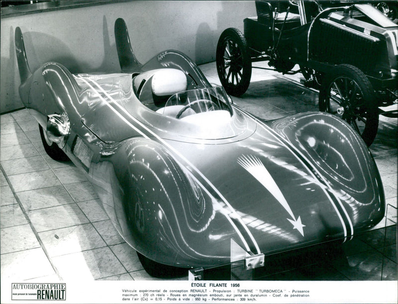 Renault  Étoile Filante's 1956 - Vintage Photograph