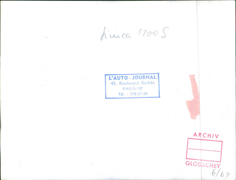 Lancia. - Vintage Photograph