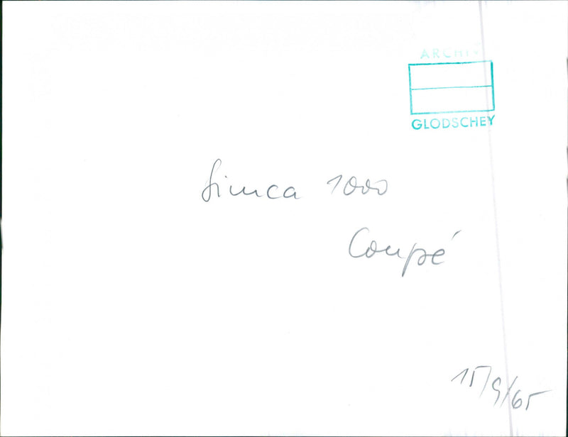 Lancia. - Vintage Photograph