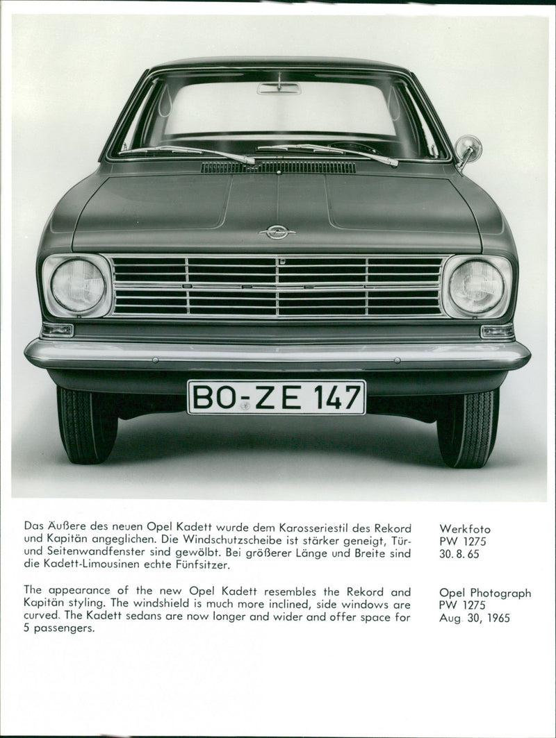 Opel Kadett - Vintage Photograph