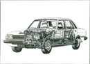 Toyota Cressida GL/DX - Vintage Photograph