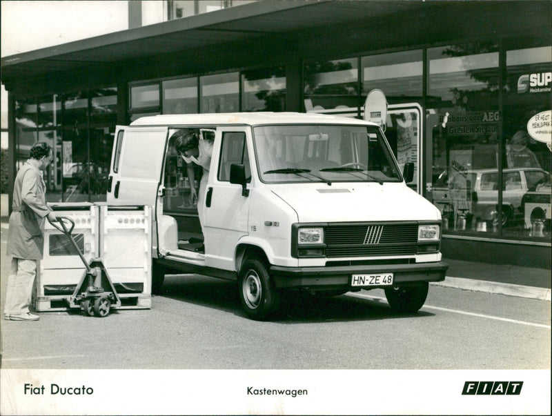 Fiat Ducato van - Vintage Photograph