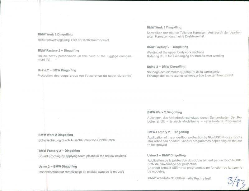 BMW Plant - Vintage Photograph