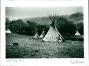 Tepee Valley - Vintage Photograph