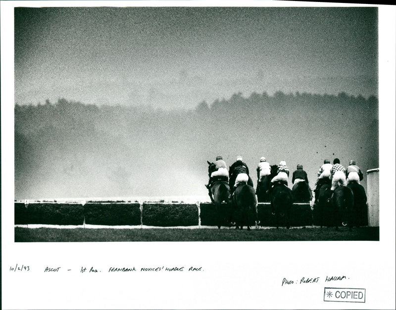 Fernbank Novices Hurdle - Vintage Photograph