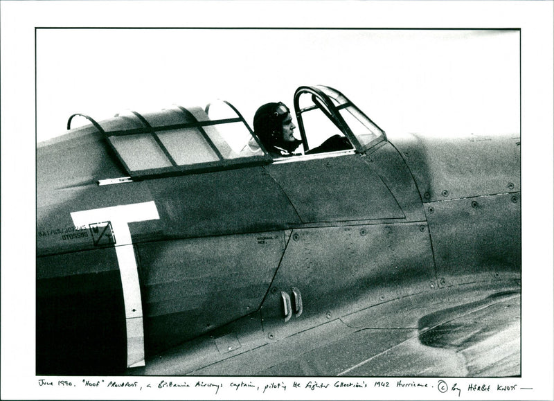 Fighter Collection's 1942 Hurricane - Vintage Photograph