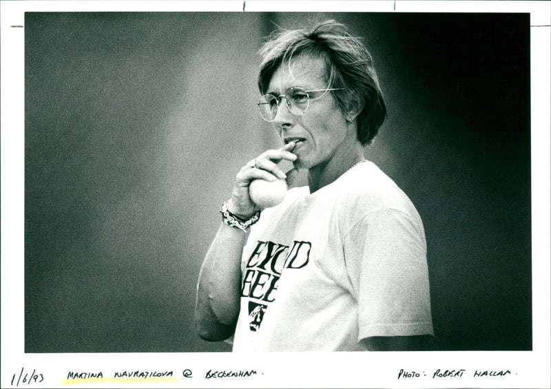Martina Navratilova - Vintage Photograph