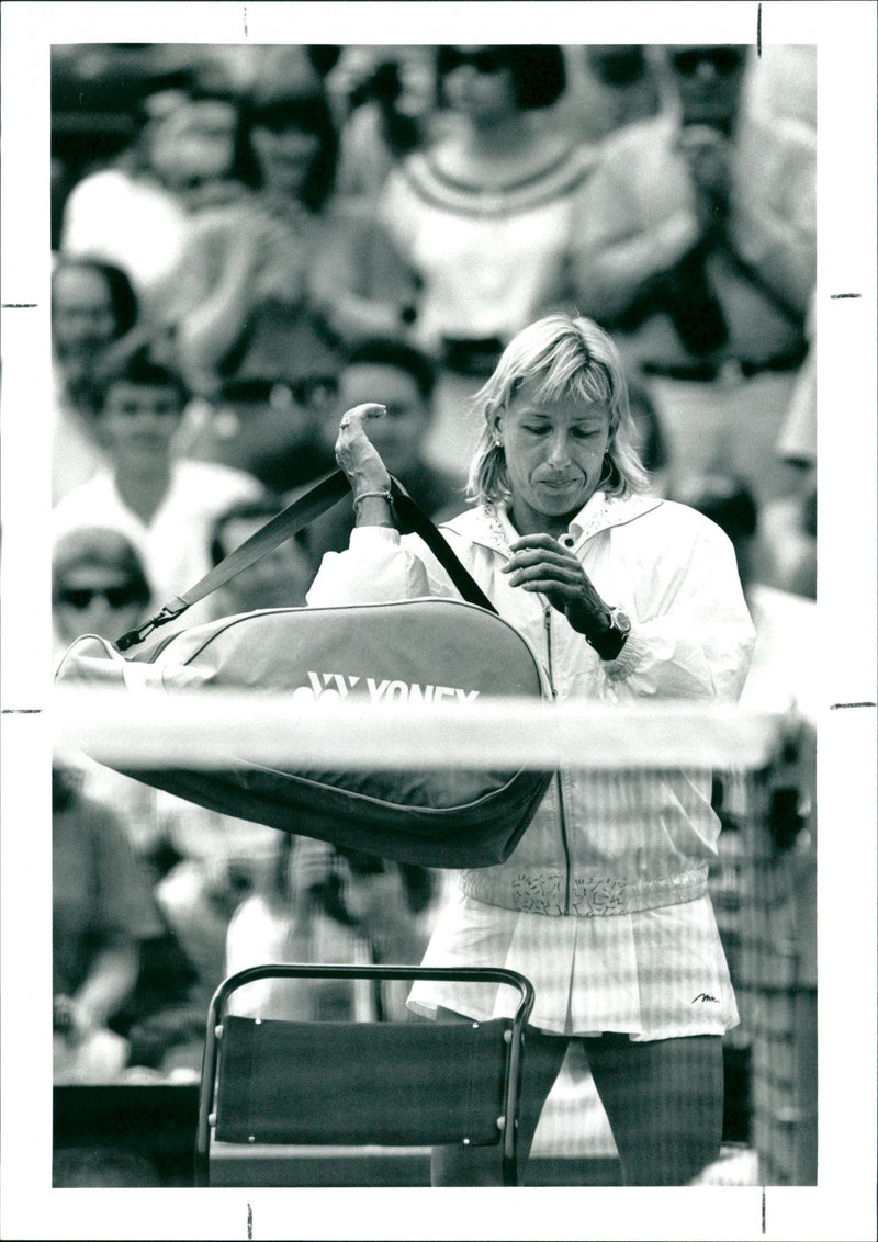Martina Navratilova - Vintage Photograph