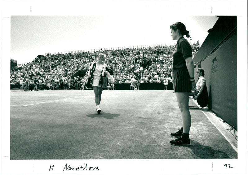 Martina Navratilova - Vintage Photograph