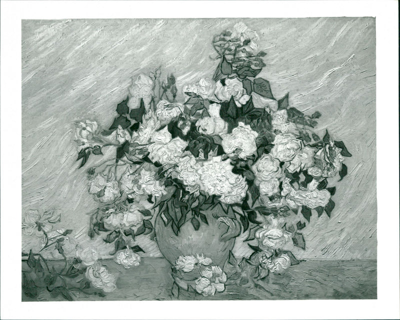 Vincent van Gogh Roses, 1890 - Vintage Photograph