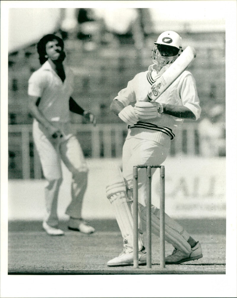 Richard Hadlee Dodges - Vintage Photograph