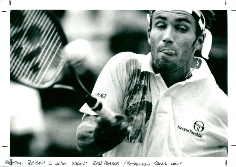 Pat Cash - Vintage Photograph