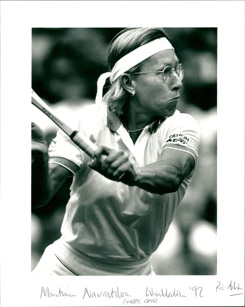 Martina Navratilova - Vintage Photograph